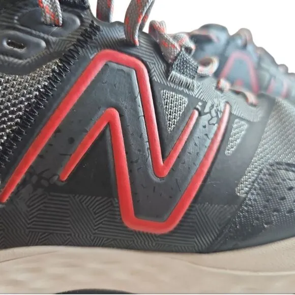 New Balance T410 V8 Trail Running Shoes Black Red Sneakers Tennis Shoes Sz 11.5
