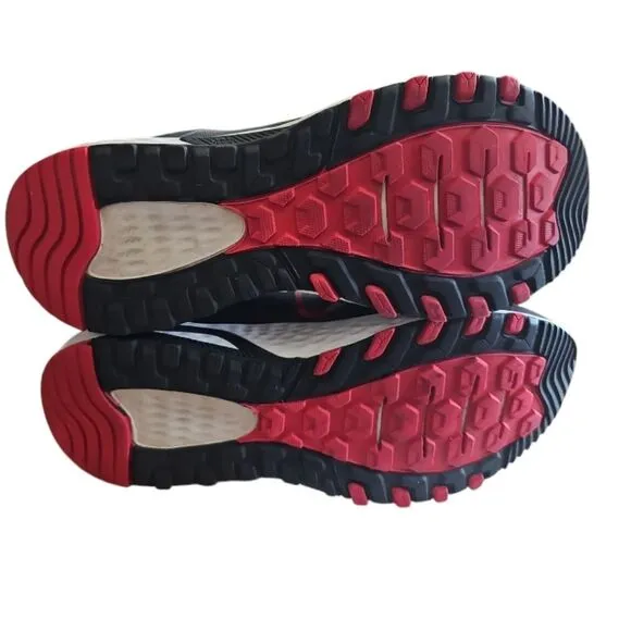 New Balance T410 V8 Trail Running Shoes Black Red Sneakers Tennis Shoes Sz 11.5