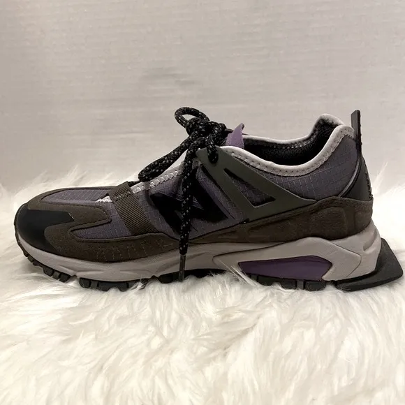 New Balance XRCT Grey with Purple Sneaker Size 7