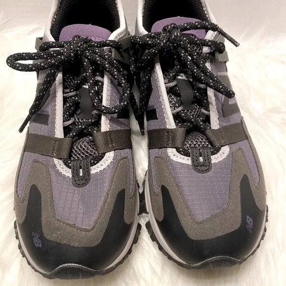 New Balance XRCT Grey with Purple Sneaker Size 7