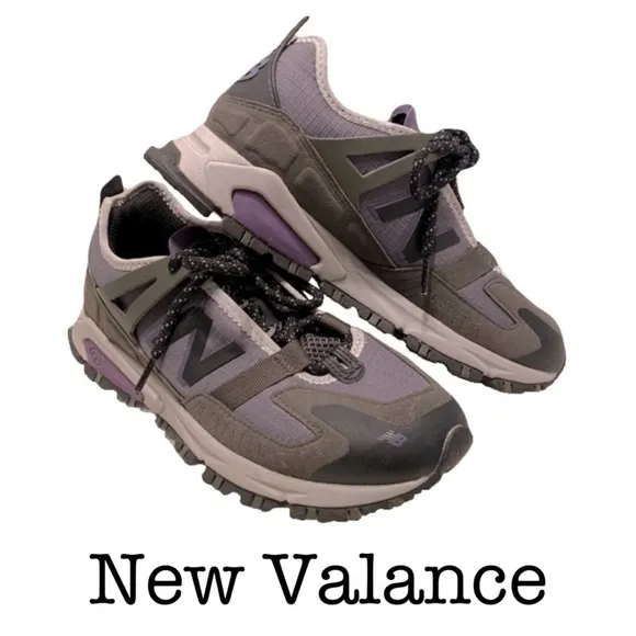 New Balance XRCT Grey with Purple Sneaker Size 7