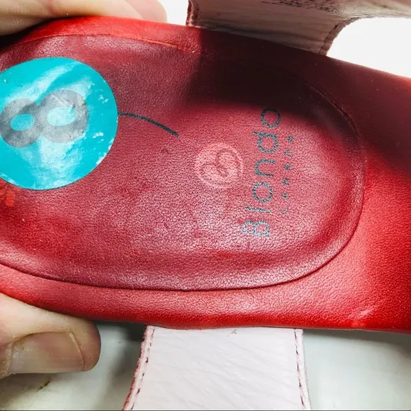 New Blondo leather Flat Sandals