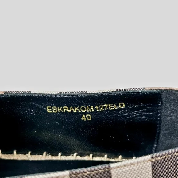 NEW Burberry Alport Birch Brown Check Espadrilles  Shoes Size EUR 40 US 9.5 $590