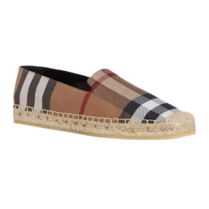 NEW Burberry Alport Birch Brown Check Espadrilles  Shoes Size EUR 40 US 9.5 $590