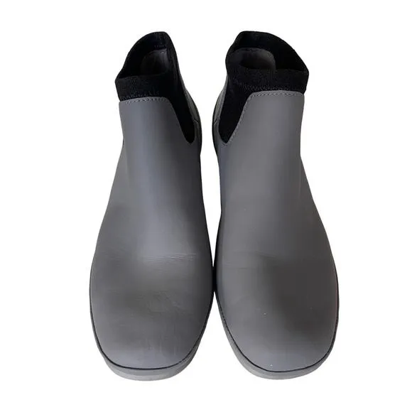 NEW! Camper Womans 7.5 Alright $189 Leather Ankle Boots Heel Round Toe Gray 38