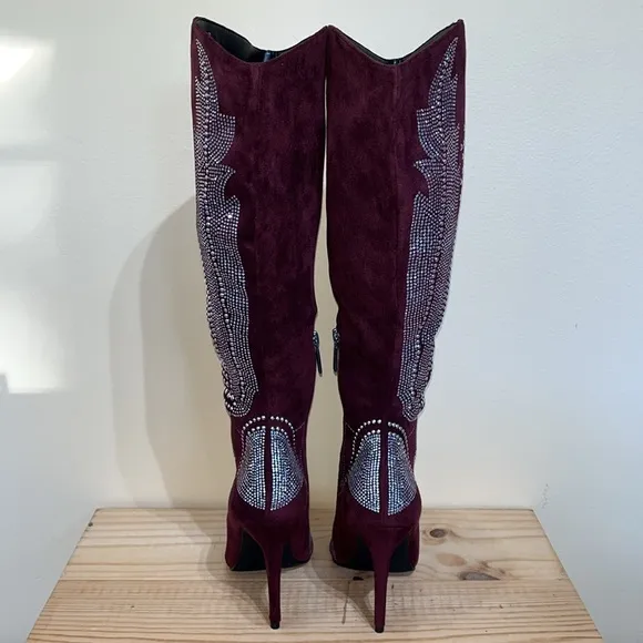 New Cape Robbin Olkley Chocolate Cowboy Knee High Boots