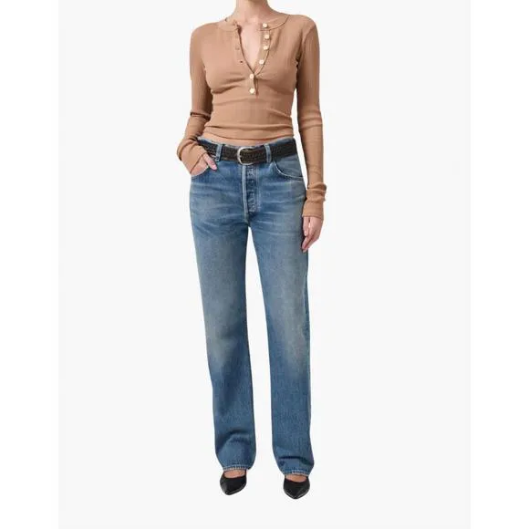 NEW CITIZENS OF HUMANITY baretta relaxed straight jeans in babylonia