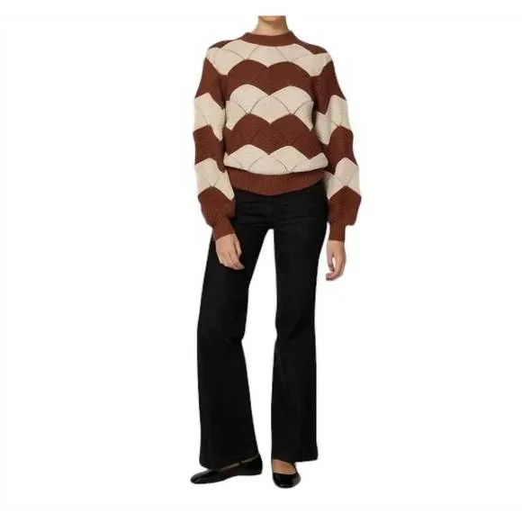 NEW CLEOBELLA kori sweater in ivory/terracotta