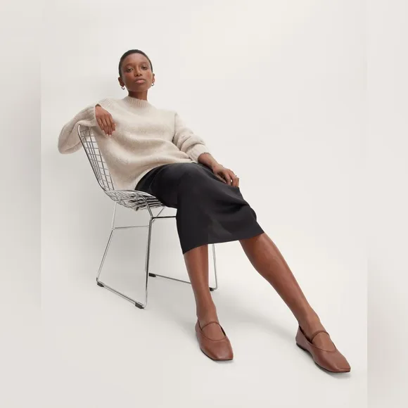 NEW EVERLANE The Day Mary Jane flats in Rum