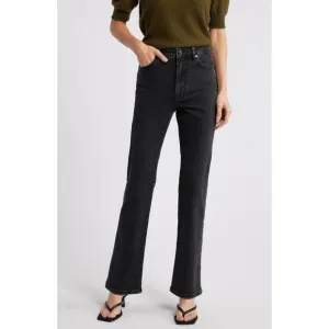NEW FRAME women ruler high rise straight jean in grit