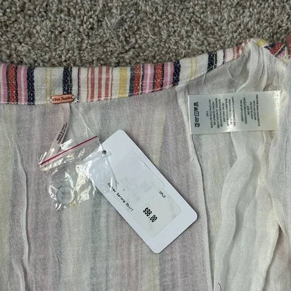 NEW free people aubrey sarong skirt 🤍 8