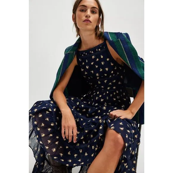 New Free People Daydreamer Midi Dress Size Medium