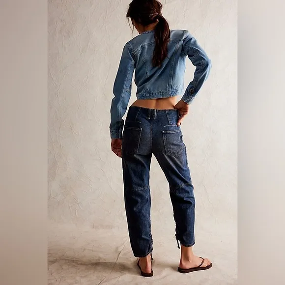 New Free People Oasis Denim Crop Jeans-