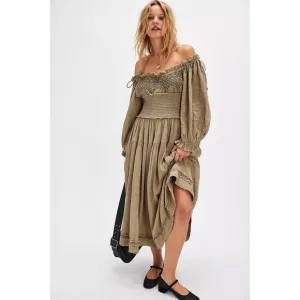 New Free People Toledo Midi Dress Size Medium