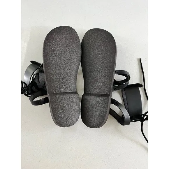 NEW Free People Vacation Day Wrap black leather Sandal SIZE various