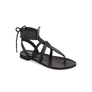 NEW Free People Vacation Day Wrap black leather Sandal SIZE various