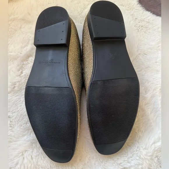 NEW Giorgio Brutini Collide Loafers two-toned Gold/Iridescent Sz 12