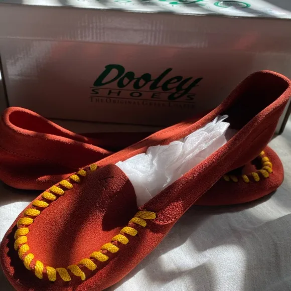 NEW in box Dooley Shoes Moccasin Loafers.
