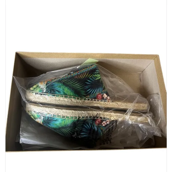 NEW IN BOX Johnny Was TIGRES MULE ESPADRILLE SIZE 9.5
