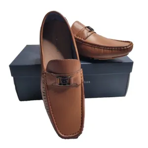 NEW IN BOX Tommy Hilfiger Attle Brown Loafers Men s 10.5