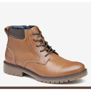 new johnston murphy shoes Big Boys Youth Boots Sz 6 M Leather Brown