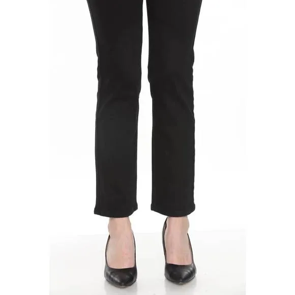 NEW JOSEPH RIBKOFF classic straight denim jean in black