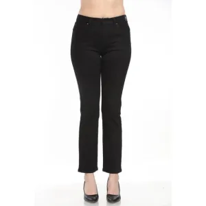 NEW JOSEPH RIBKOFF classic straight denim jean in black
