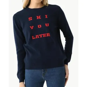 NEW JUMPER1234 ski you later crew in navy