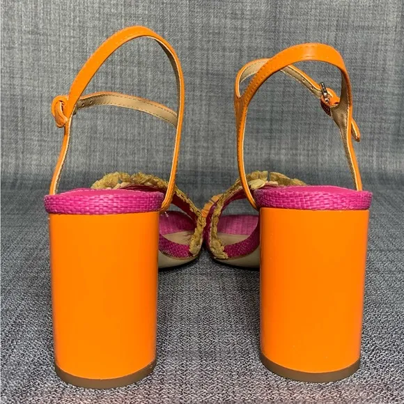New Kate Spade Bora Bora Raffia Ankle-Strap Dress Sandals