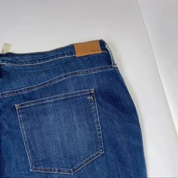 NEW Madewell Cali Demi-Boot Cropped Jeans Size 37P
