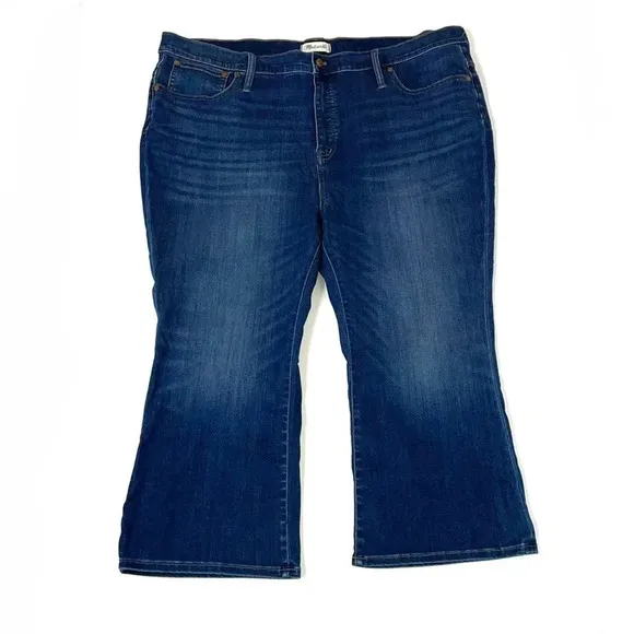 NEW Madewell Cali Demi-Boot Cropped Jeans Size 37P