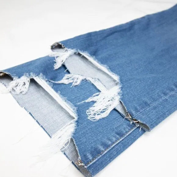 NEW Madewell‎ Cali Demi-Boot Jeans in Bronson Wash: Button-Front, size 25