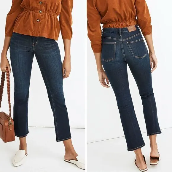 NEW Madewell Petite Cali Demi-Boot Jeans in Larkspur Wash,‎ 27S