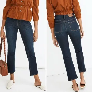 NEW Madewell Petite Cali Demi-Boot Jeans in Larkspur Wash,‎ 27S