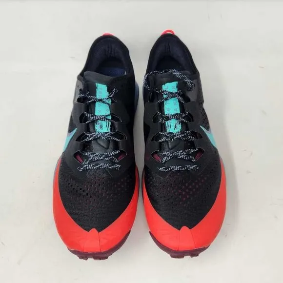 New men's 10.5 Nike Air Zoom Terra Kiger 7 sneakers Black Dynamic Turq CW6062
