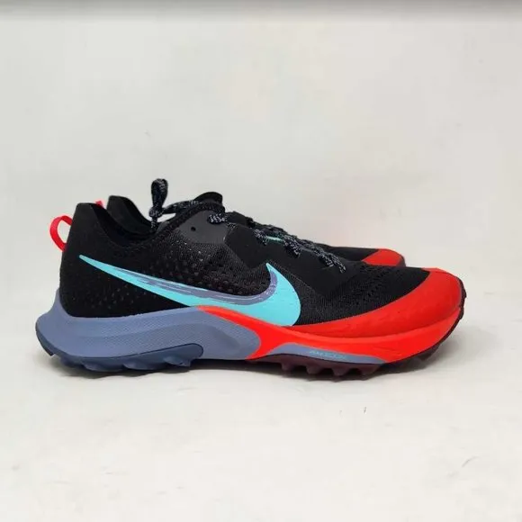 New men's 10.5 Nike Air Zoom Terra Kiger 7 sneakers Black Dynamic Turq CW6062