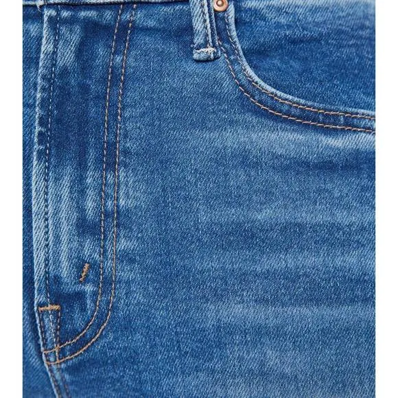 NEW MOTHER petites the lil kick it jeans in bitchin