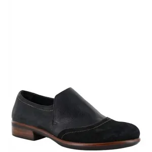 NEW NAOT women's angin mixed leather loafers in black