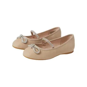 NEW NINA girl's kendalla flats in alamo tan