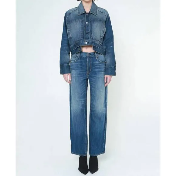NEW NOEND miley straight jeans in blue
