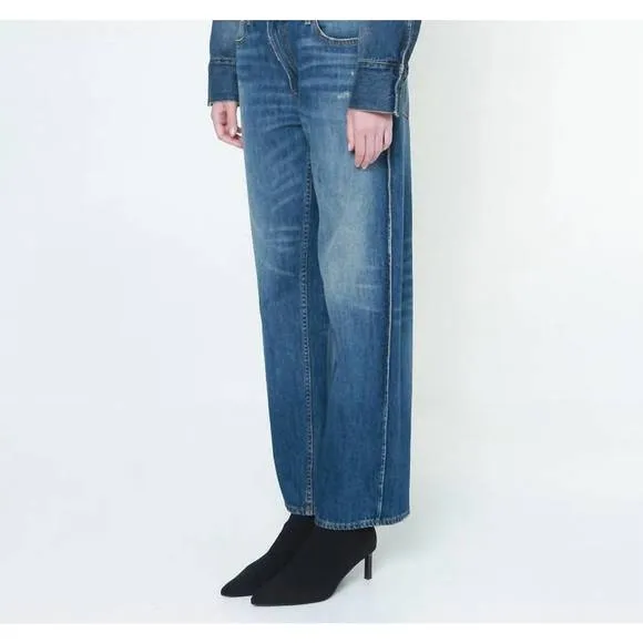 NEW NOEND miley straight jeans in blue