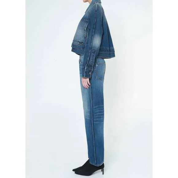 NEW NOEND miley straight jeans in blue