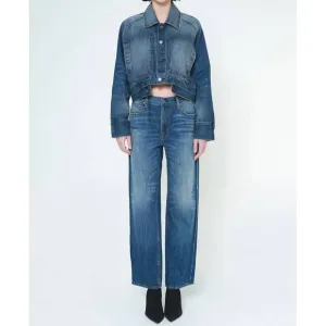 NEW NOEND miley straight jeans in blue