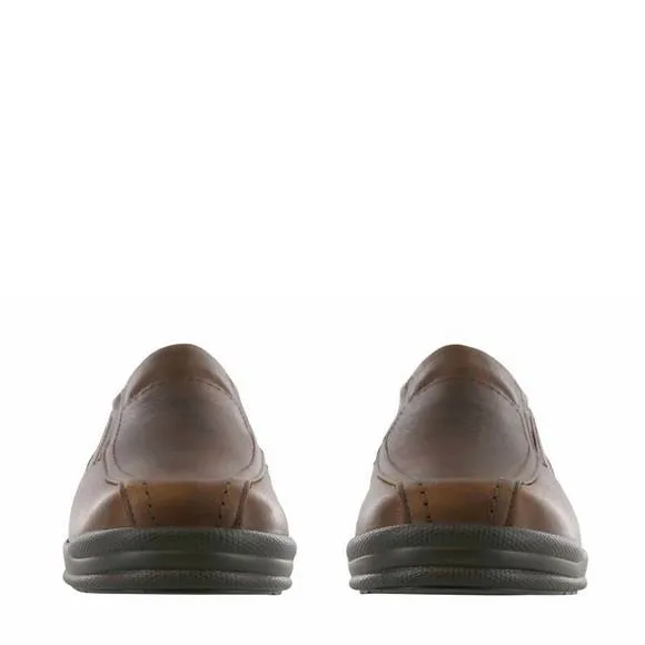 NEW SAS men's cruise on slip on loafer double wide in brown