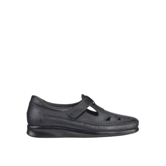 NEW SAS roamer slip on loafer - slim in black