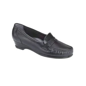 NEW SAS women's easier slip on loafer - wide in black