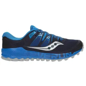 NEW SAUCONY men's peregrine iso sneakers in blue/navy