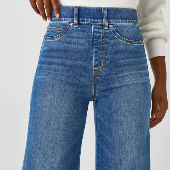 New Seamed Front, Wide Leg Jeans