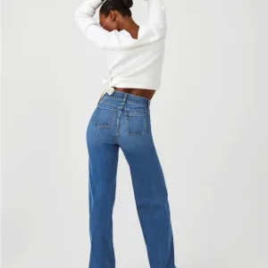 New Seamed Front, Wide Leg Jeans