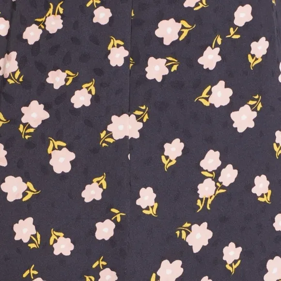 New Self-Portrait Twist Front Floral Print Dress